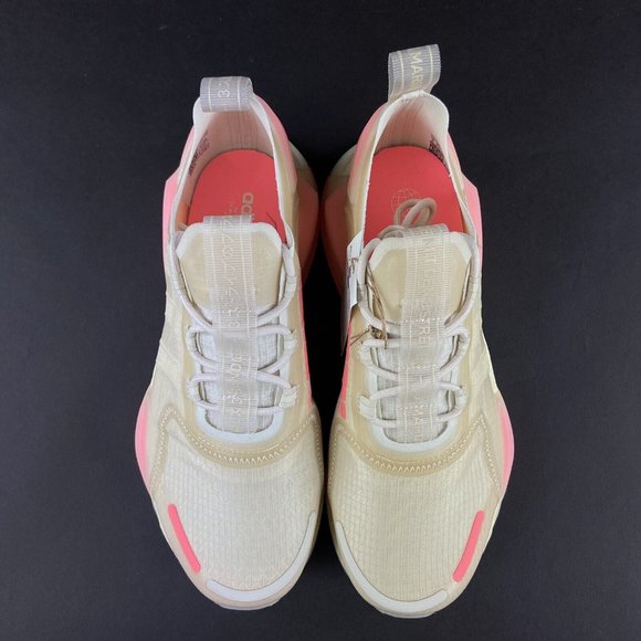 Adidas Women's NMD_V3 Wonder Peach White Shoes GX5785 Size 8 - Picture 7 of 10